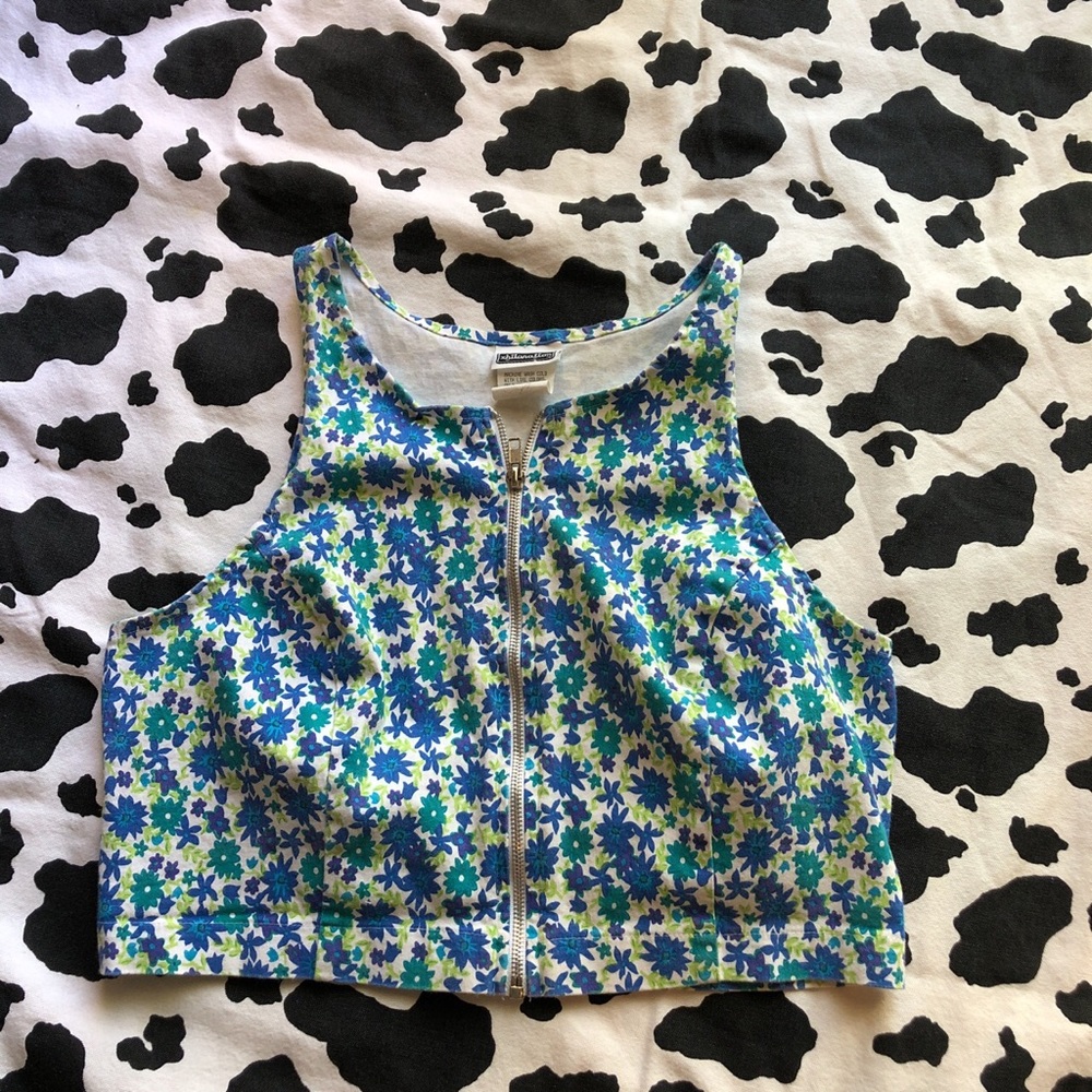 Flower Child Crop Top Vintage